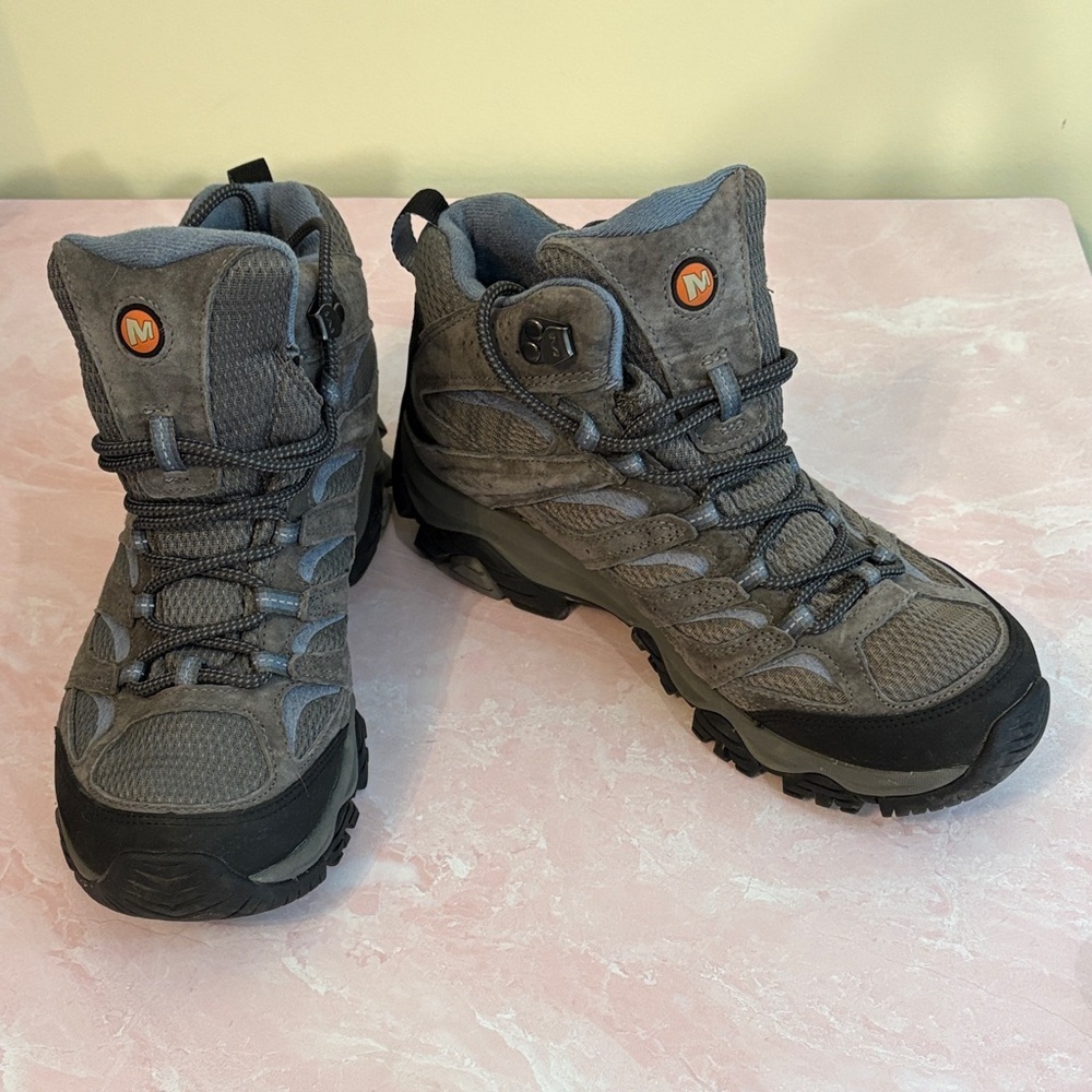 Merrell Gray Athletic Hiking Shoes - Picture 2 of 6